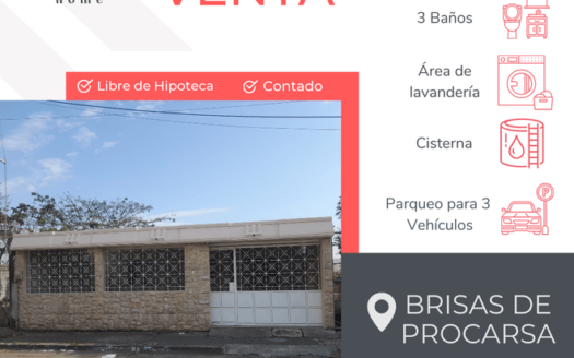 Se Vende Propiedad en Brisas de Procarsa «Duran»
