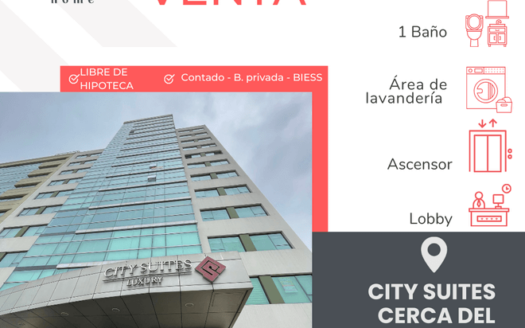 Se Vende Suite en City Suites – Cerca del City Mall