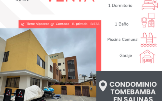 Se Vende Suite en CondominioTomebamba – Salinas