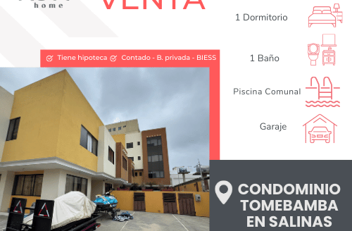 Se Vende Suite en Condominio Tomebamba – Salinas