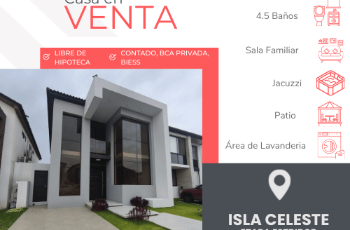 Se vende casa de estreno en Estribor – Isla Celeste
