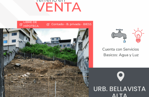 Se Vende Terreno en Urb Bellavista Alta