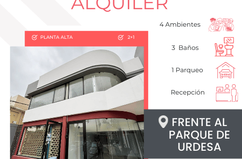 Se alquila Local Comercial Frente al parque de Urdesa