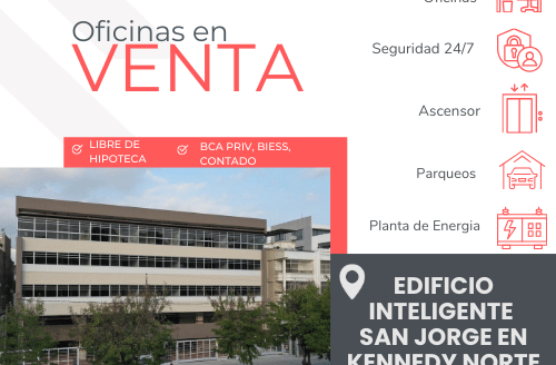 Se Vende Oficinas de estreno en Edificio Inteligente  San Jorge en Kennedy Norte