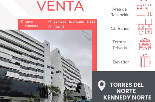 Se Vende Oficina en Kennedy Norte "Torres del Norte"