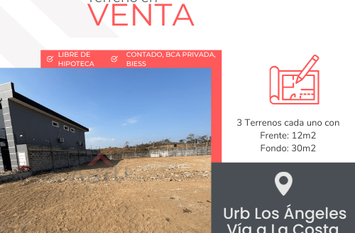 Se Vende terreno en Urb Los Ángeles, Vía a La Costa