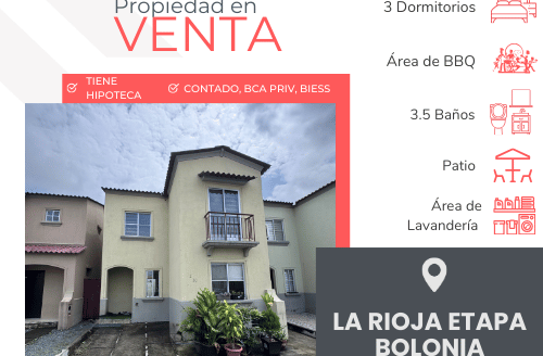 Se Vende Propiedad en Urbanización La Rioja Etapa Bolonia