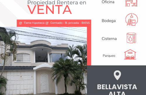 Se Vende Propiedad en Bellavista