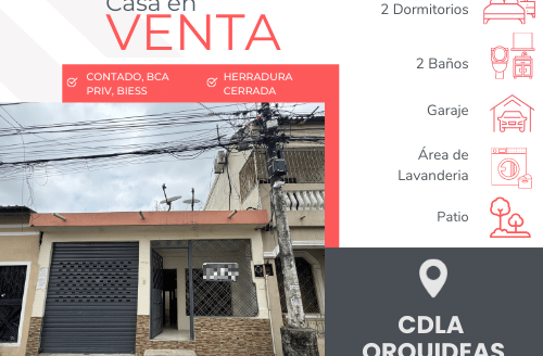 Se vende en Orquídeas  Herradura Cerrada, ubicada frente al Taurus