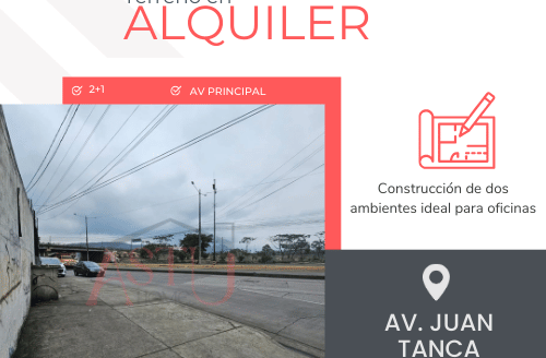 Se Alquila Terreno en la Av Juan Tanca Marengo