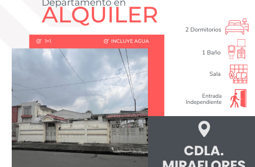 Se Alquila Departamento en Miraflores