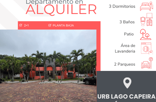 Se Alquila Departamento en Urb. Lago capeira