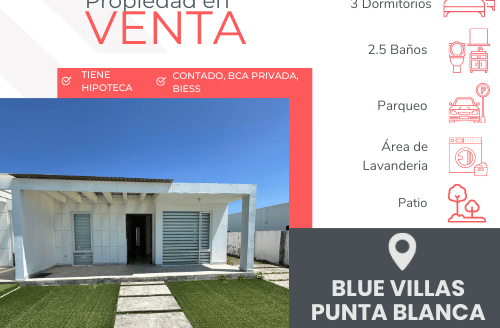 📍 Se vende Propiedad en Blue Villas Punta Blanca Entrada 5