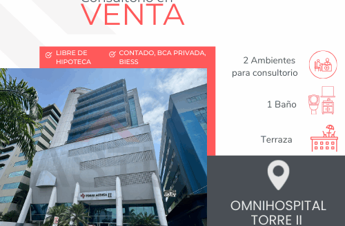 Se Vende Consultorio en OmniHospital