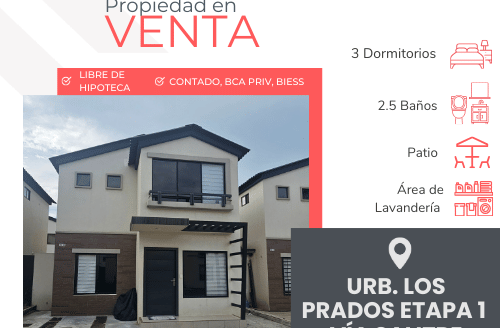 Se Vende Propiedad de Estreno en  Urb los Prados Etapa 1