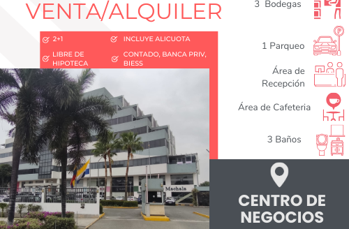 Se Vende / Alquila oficina 108-109 en centro de negocios River Plaza