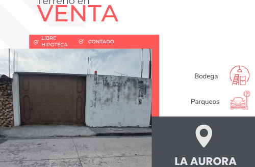 Se Vende Terreno sector la Aurora.